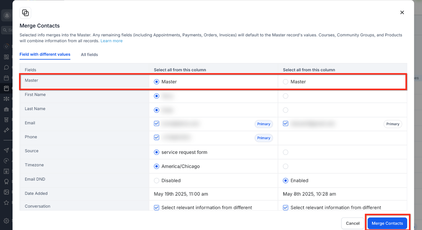 Hoe Dubbele Contacten Samen te Voegen in ByBoostify