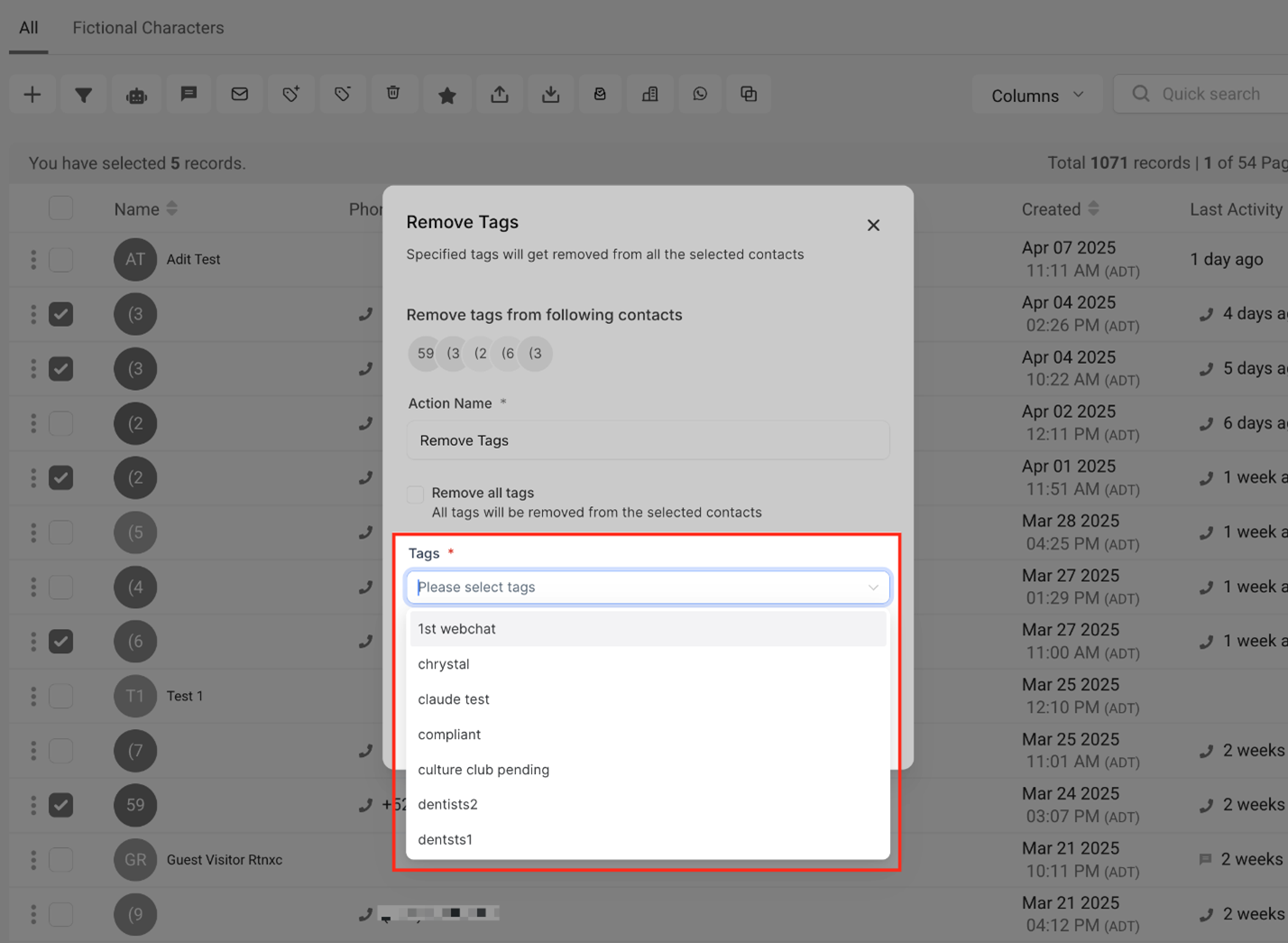 Contactlabels Verwijderen Van Meerdere Contacten