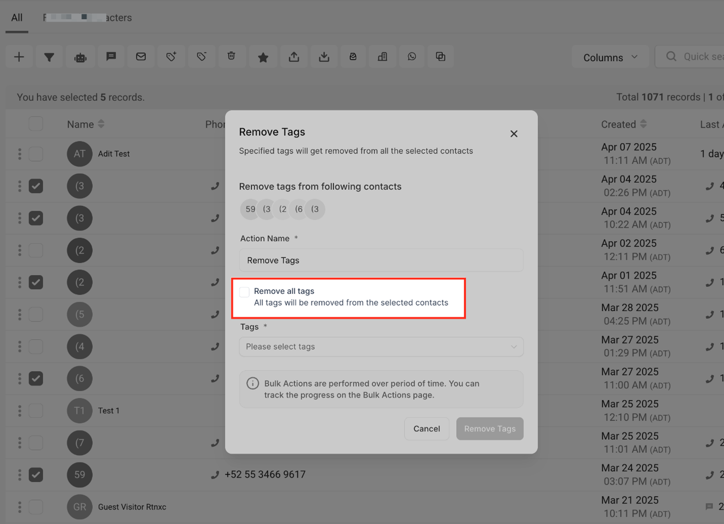 Contactlabels Verwijderen Van Meerdere Contacten