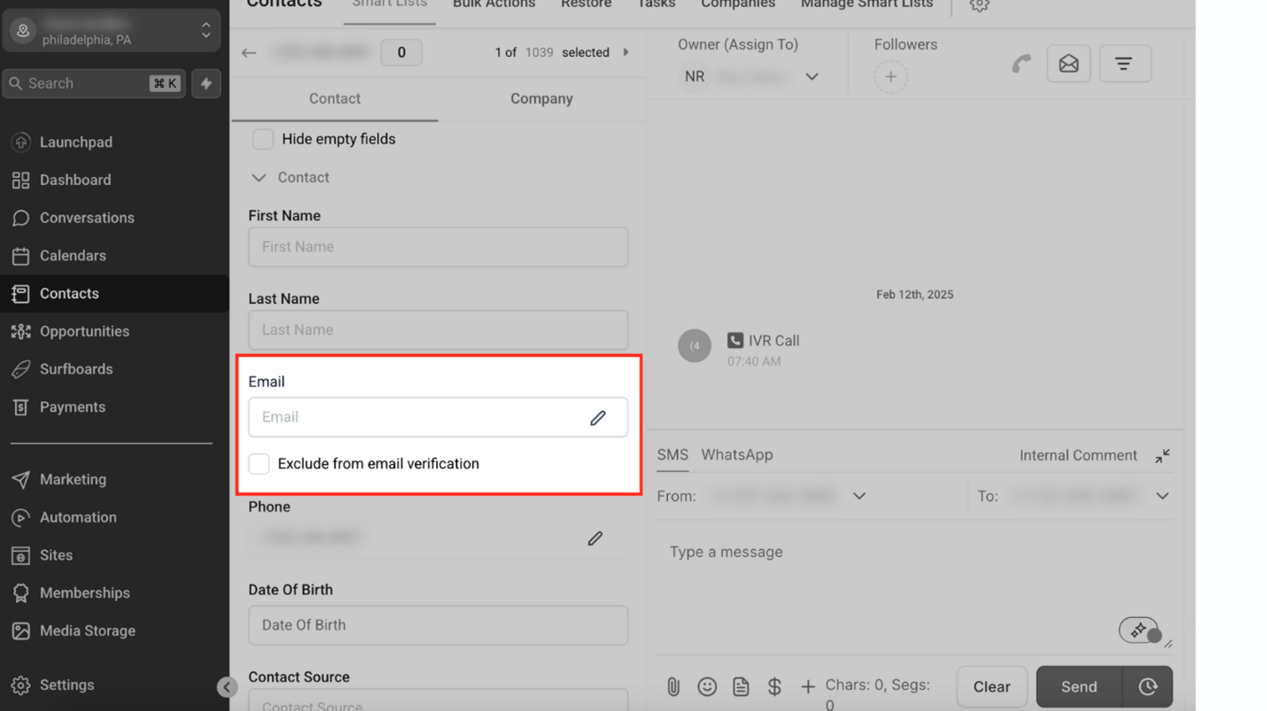 Hoe Beheer je Meerdere E-mailadressen voor een Contact