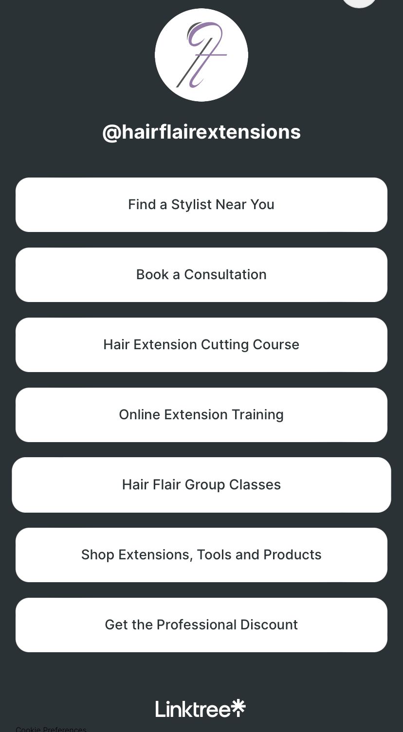 Linktree example