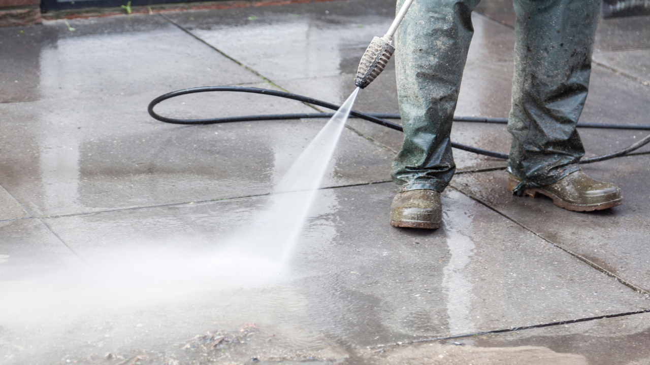 pressure washing