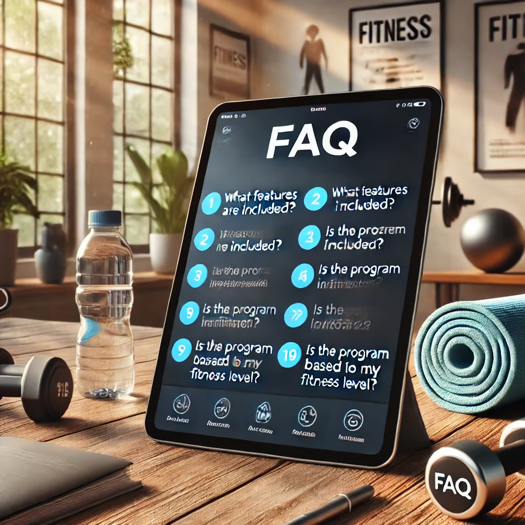 Create an FAQ List to Explain My New App-Based Fitness Program Create an FAQ List to Explain My New App-Based Fitness Program