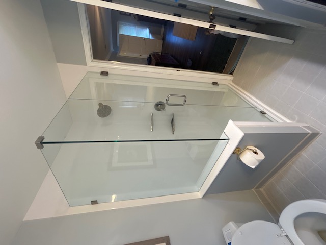 frameless shower door