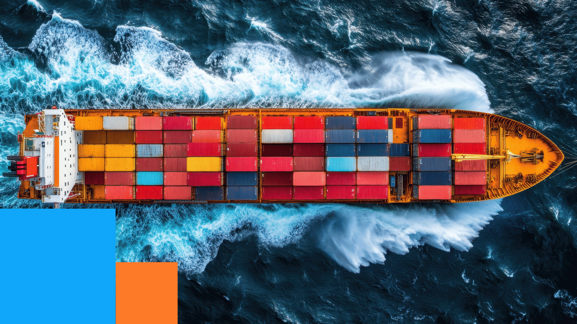 Marine Logistics Container Ship