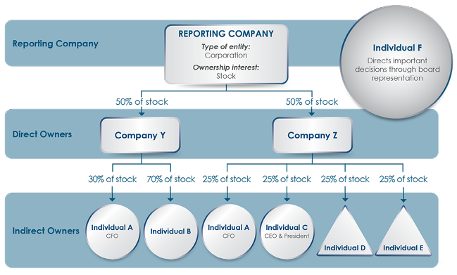 Beneficial Ownership Information Example Graphic