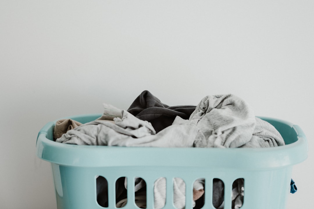basket of laundry basket of laundry