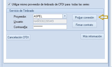 PROBAR CONEXION
