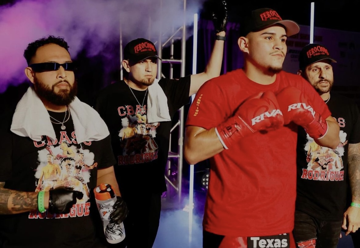Entering Boxing Ring Sebastian Rodriguez