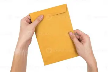 Hands holding a sealed envelope, symbolizing ethical restraint and responsible use of insight.