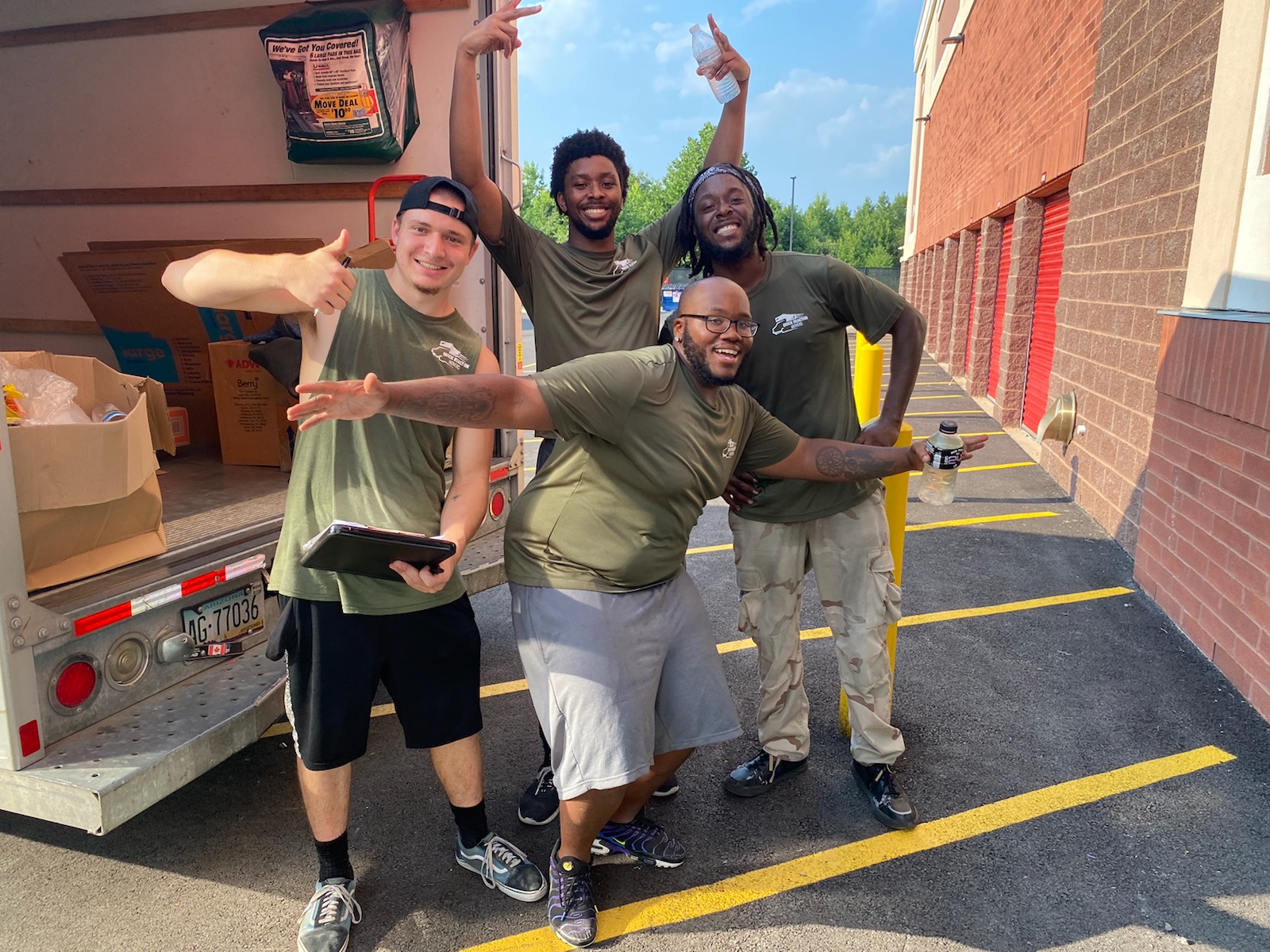 Quick Reaction Movers crew on-site