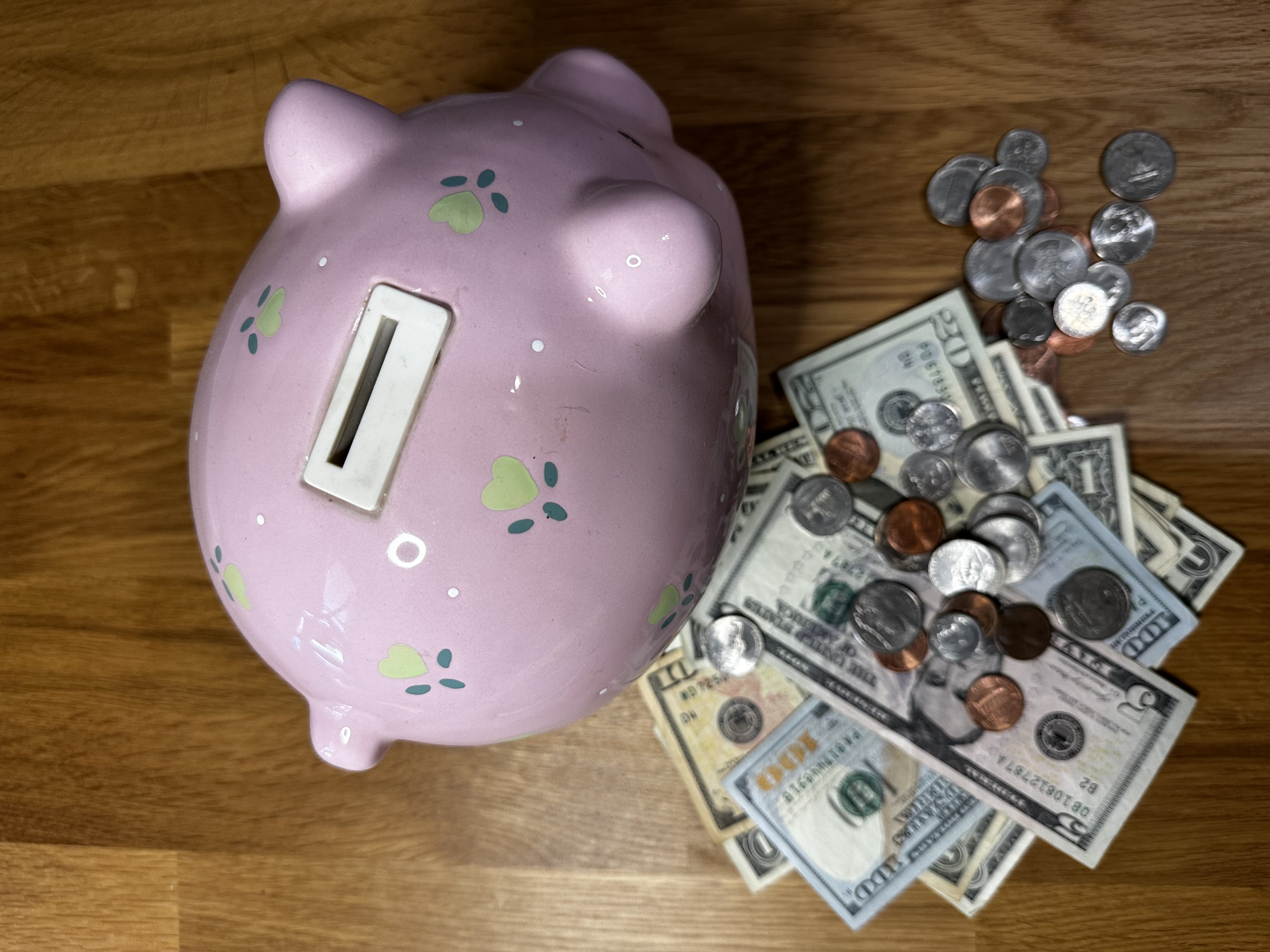 Child's piggy bank