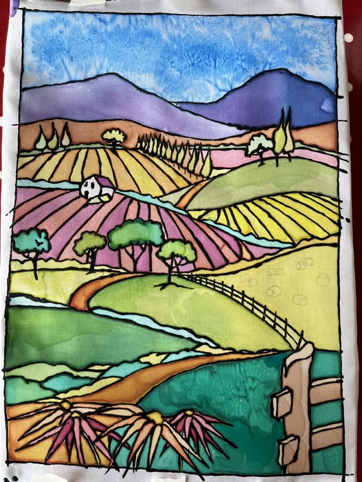 Silk Painting Workshop with Helen Vale