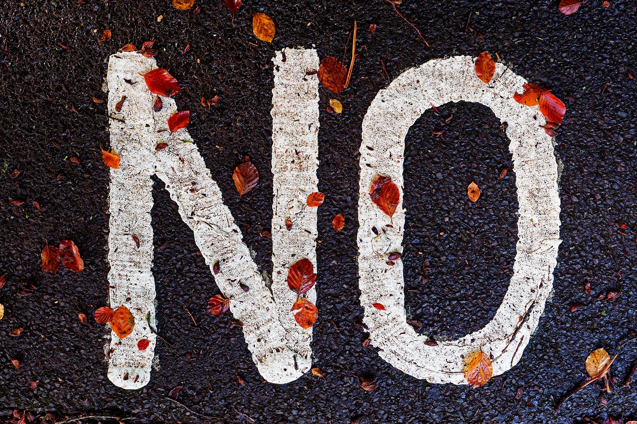 The word NO used in blog post by Carli Thorpe