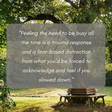 Image of tree with motivational quote used in blog post by Carli Thorpe
