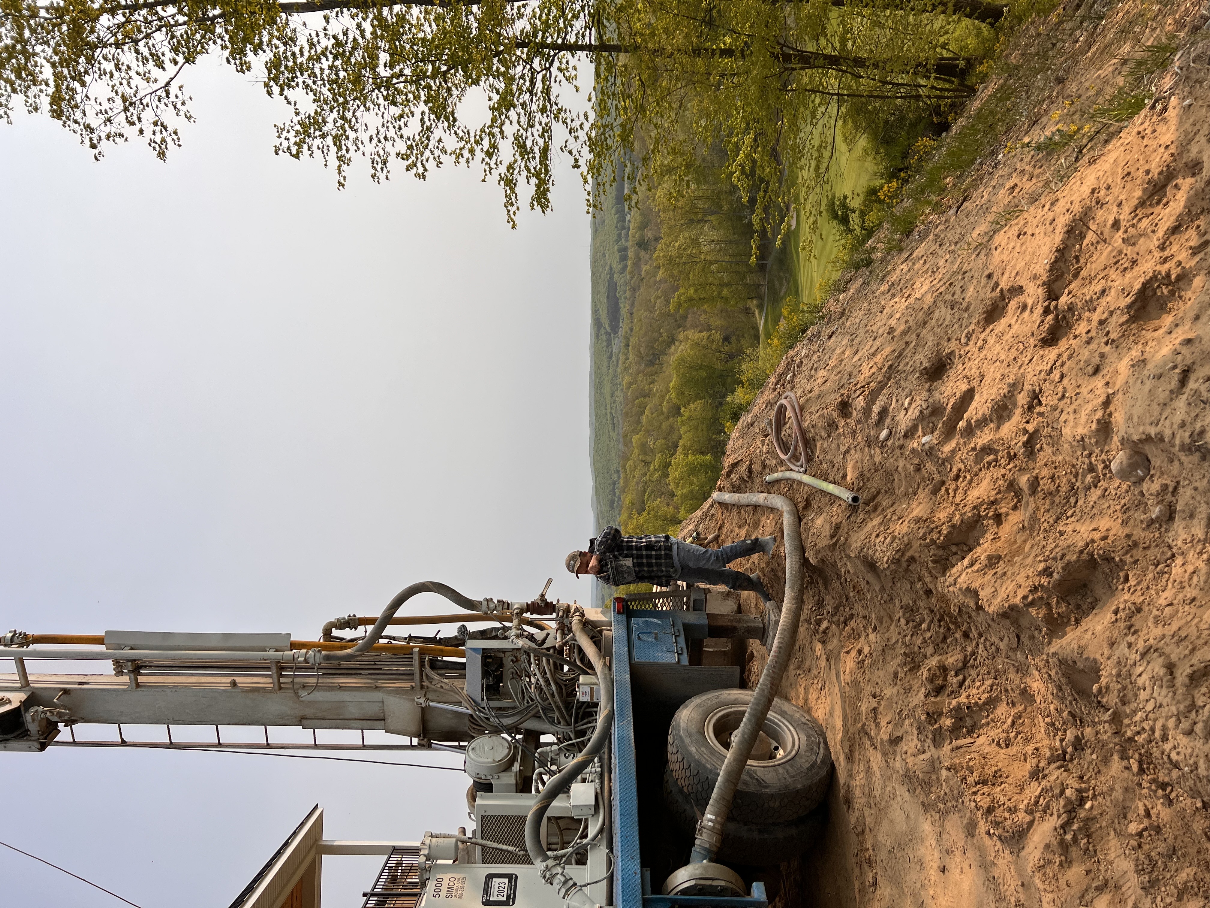 The Hart Well Drilling & Repair Work Truck Coming in Handy on the Job