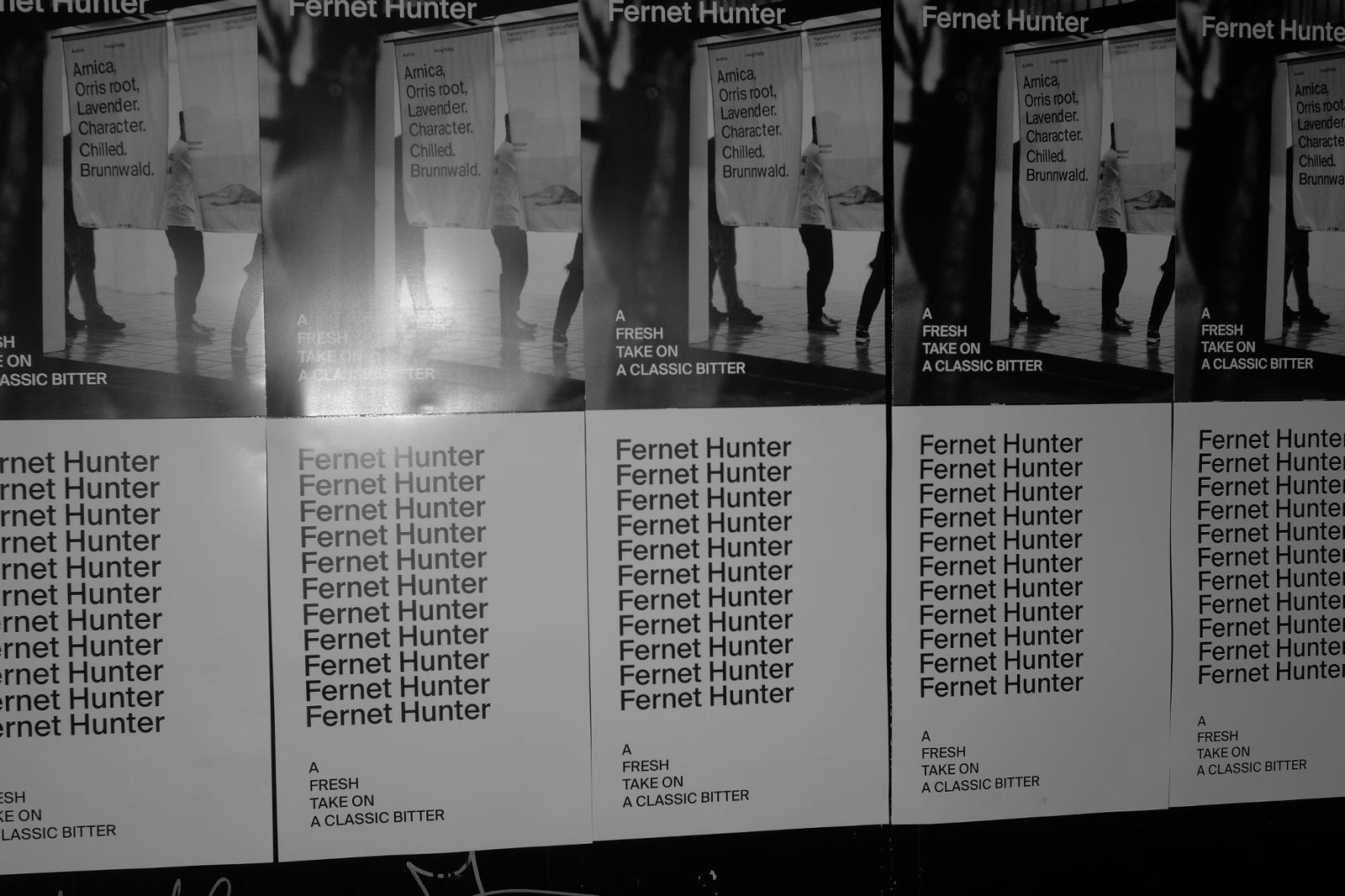 Banner to promote the launch of Fernet Hunter in Korea