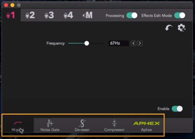 the Hi-Pass Filter