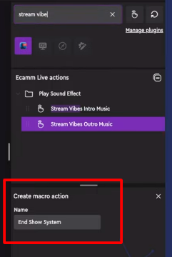 50 Create Macro Action box