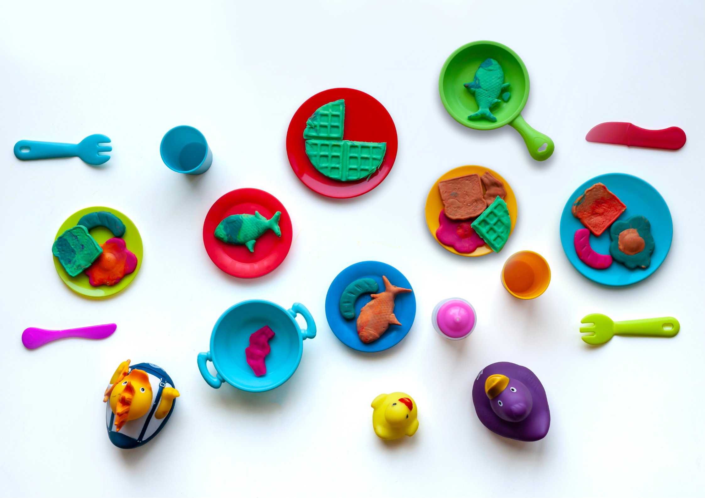 Themed play-dough creations from a YCS party Themed play-dough creations from a YCS party