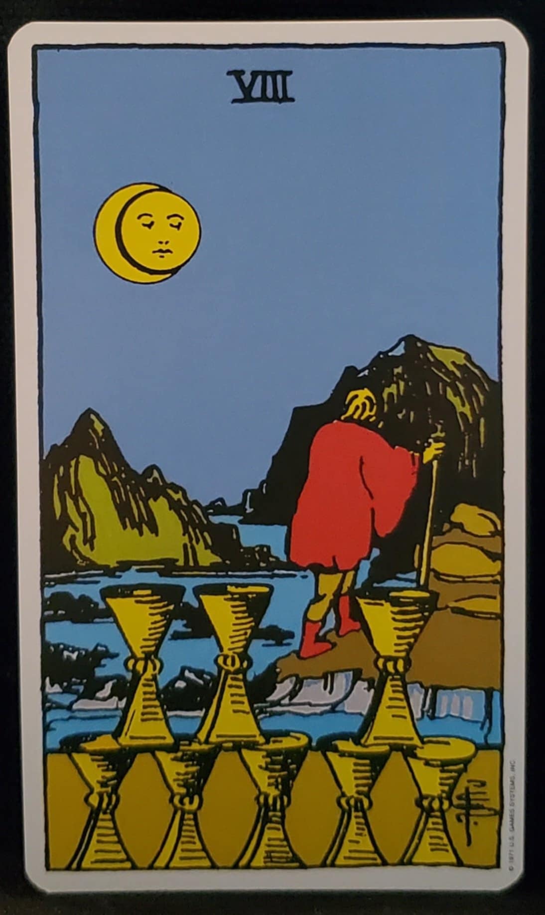 Tarot Card: The 8 of Cups Tarot Card: The 8 of Cups