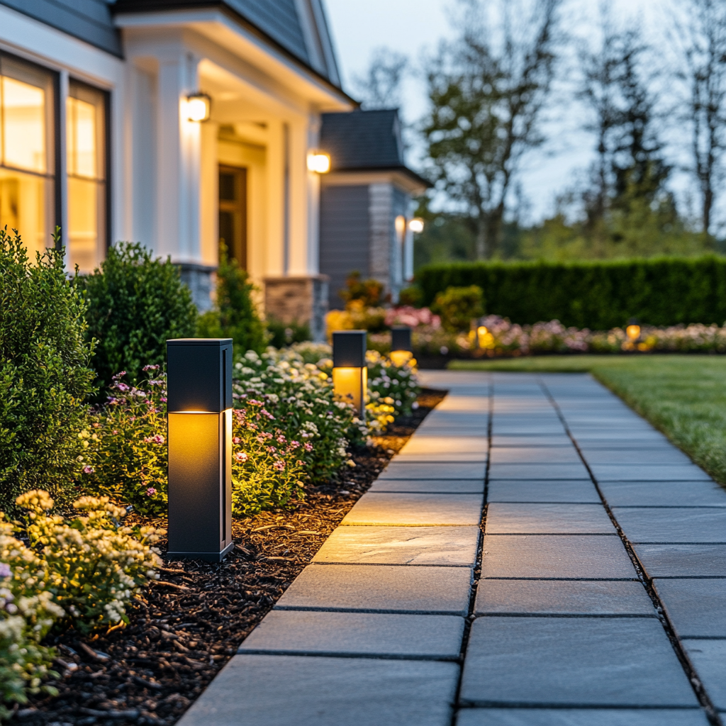solar lit walkway solar lit walkway