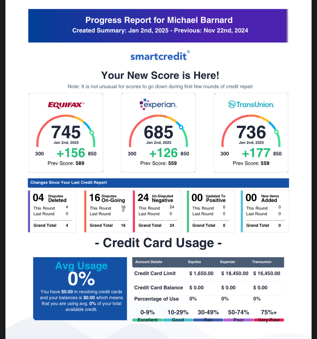 Credit Report Result 14