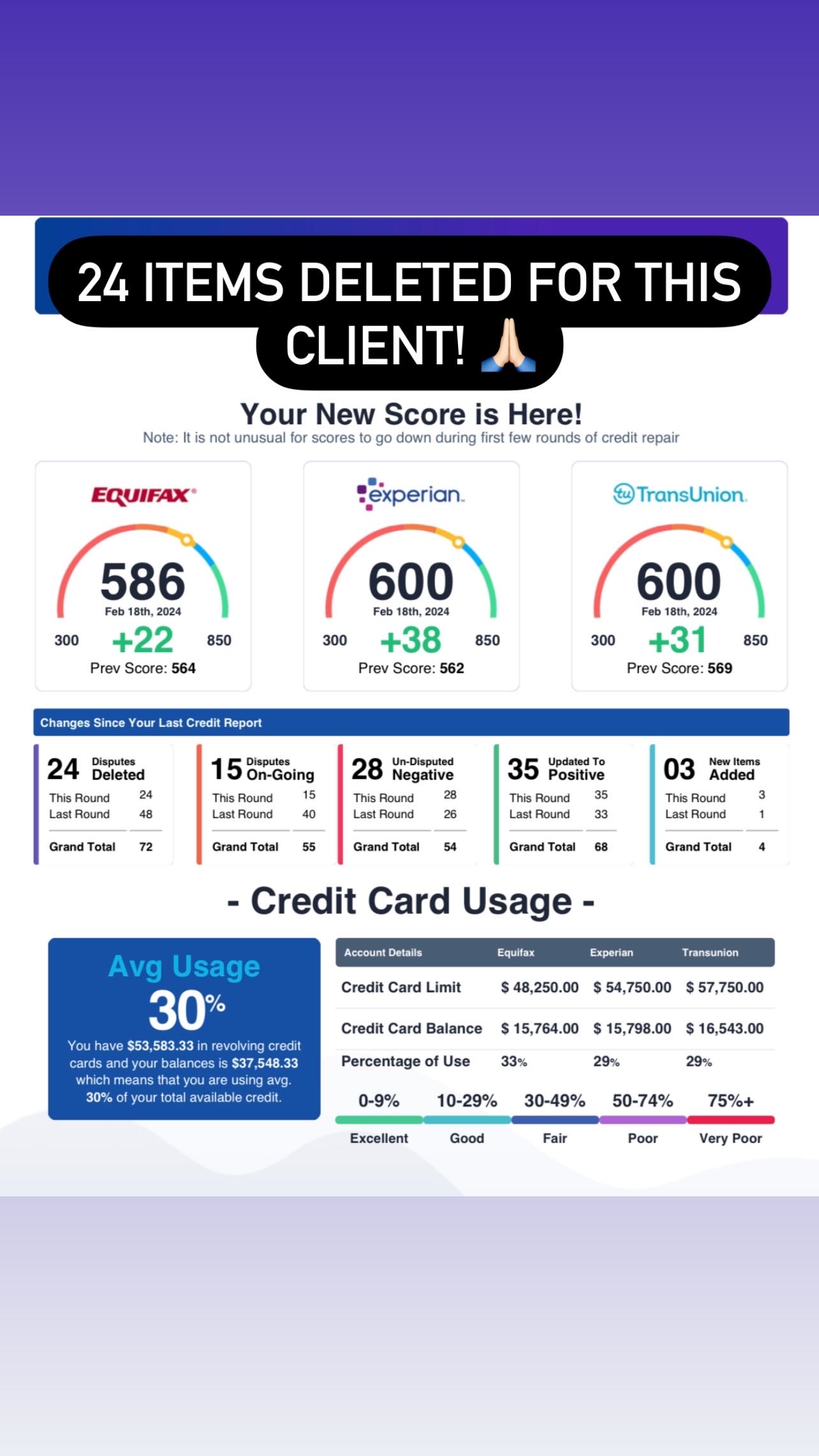 Credit Report Result 2