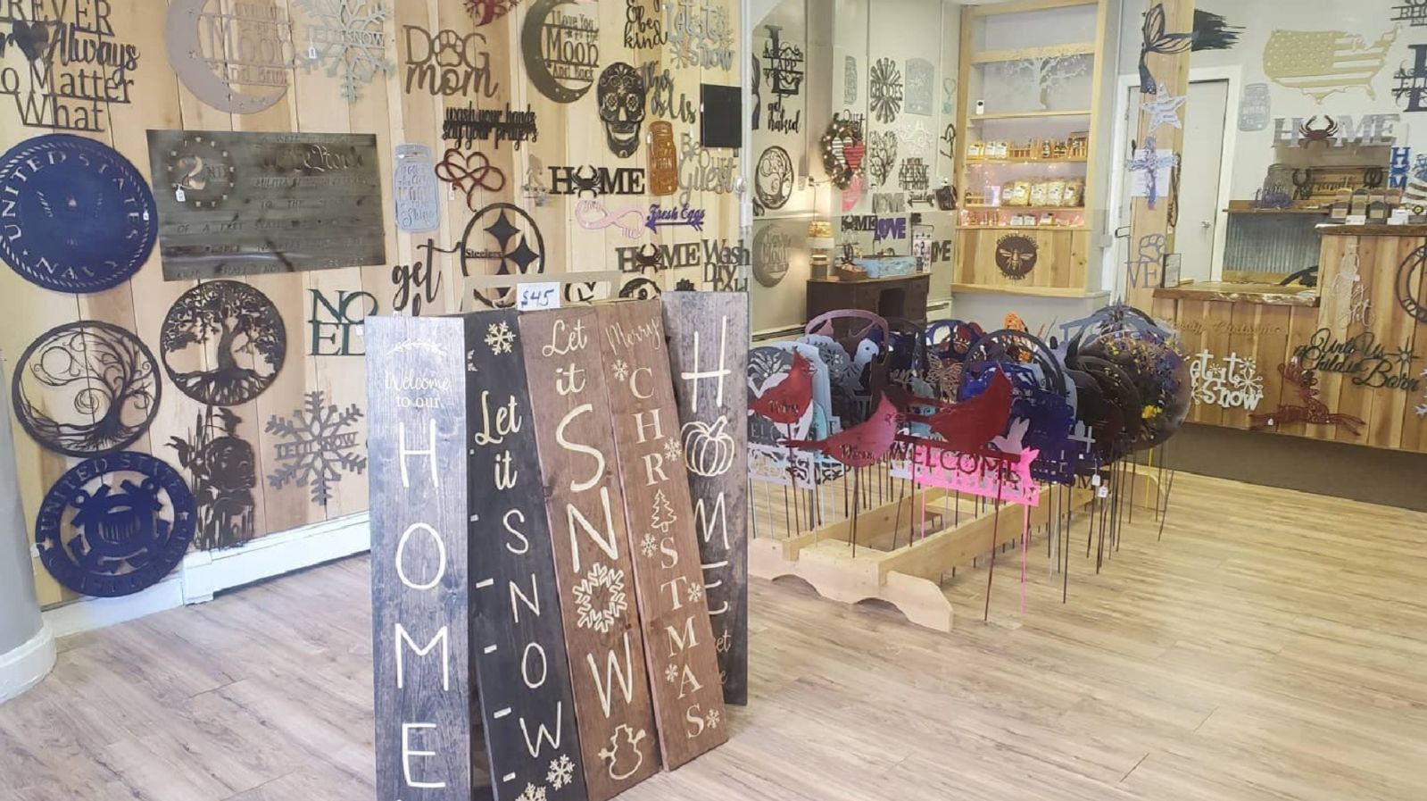 rhodes welding and metal works store inside