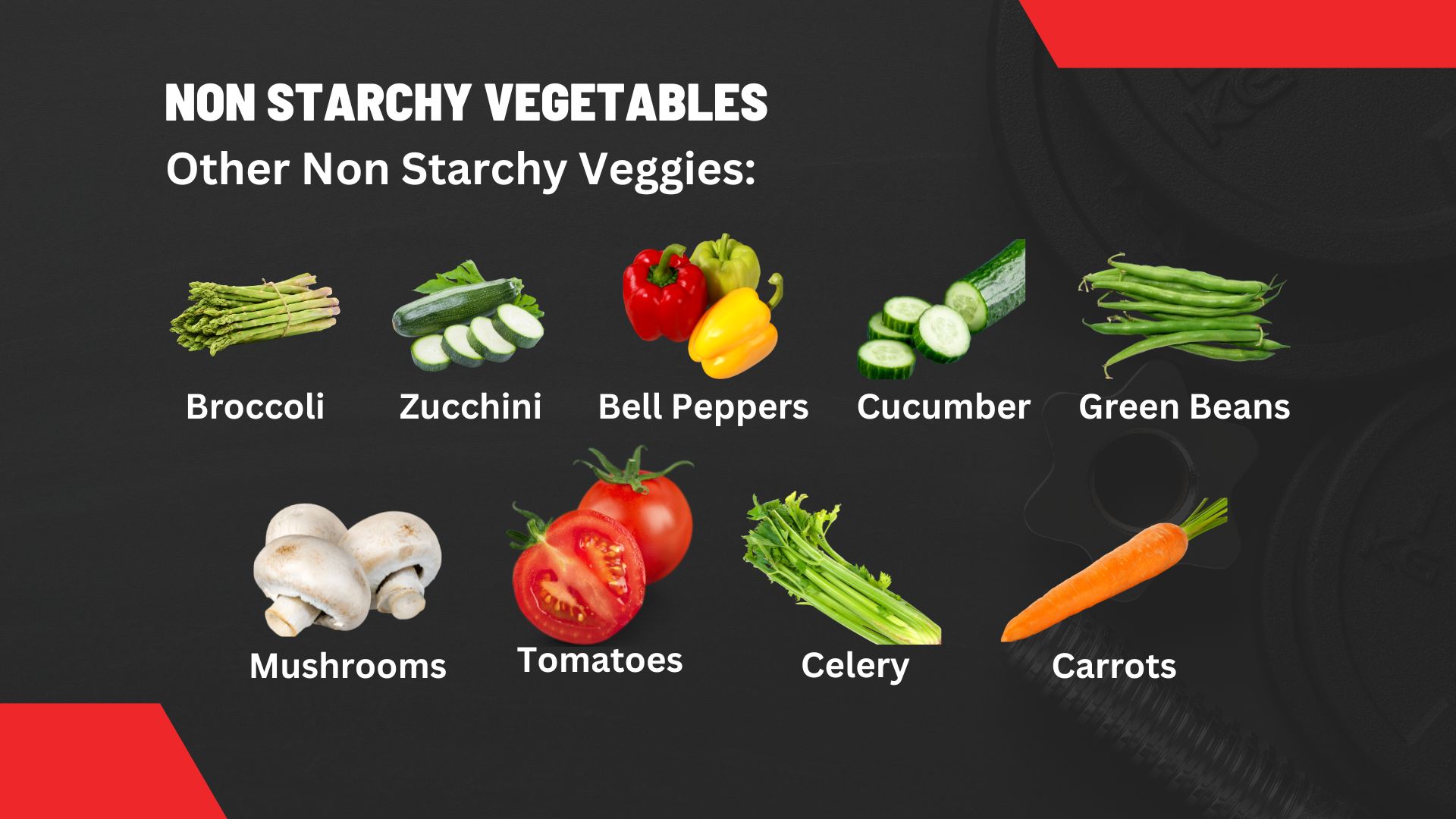 Non-starchy veggies