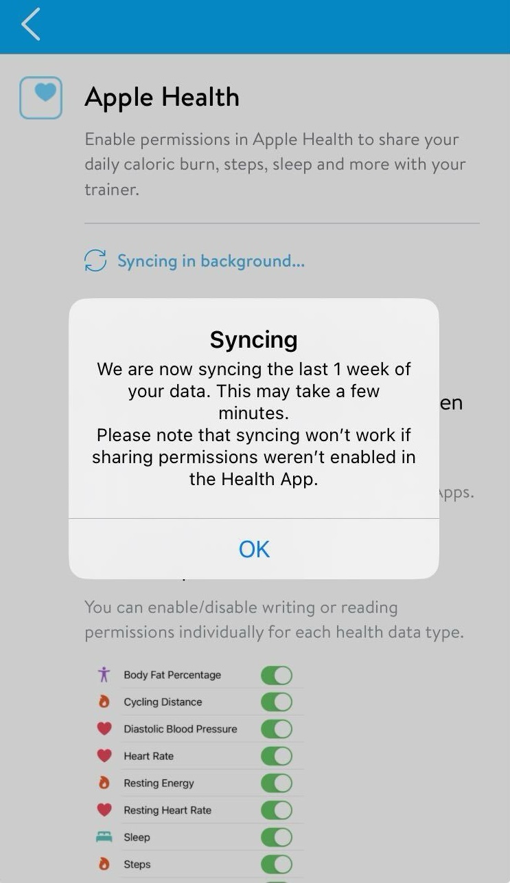 step 3 apple watch sync
