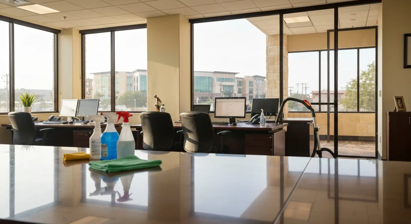 Commercial office clean
