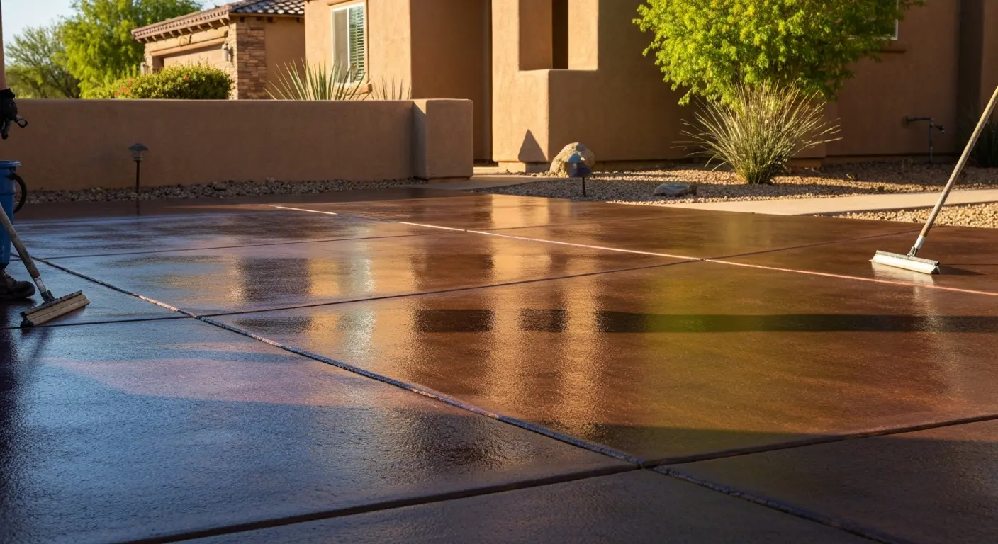 Concrete sealing project