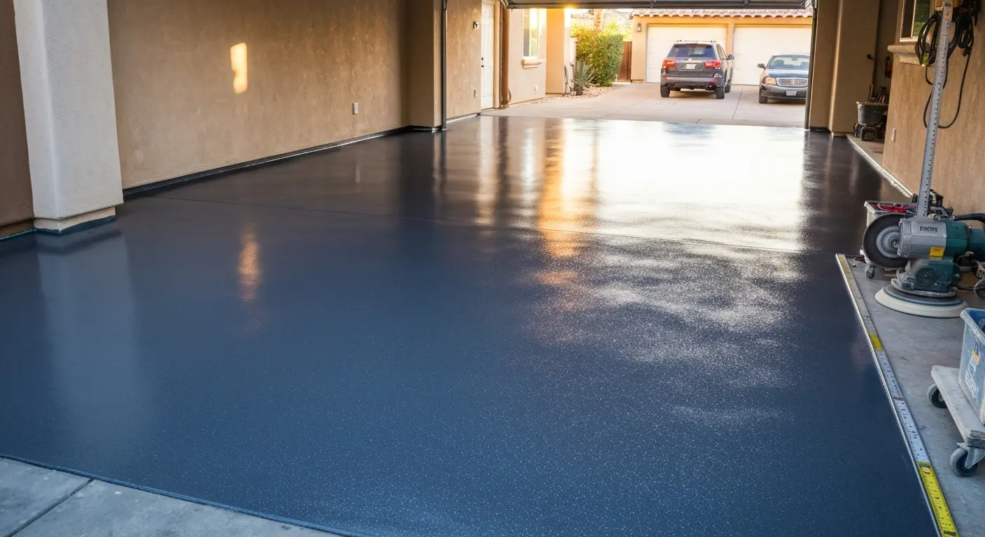 Epoxy floor installation