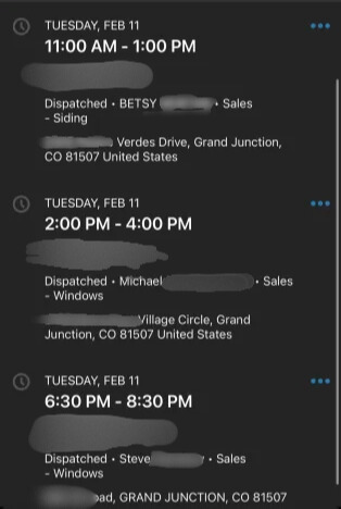 Booking screenshot 2