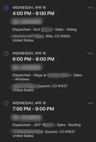 Booking screenshot 1