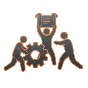 Human execution icon