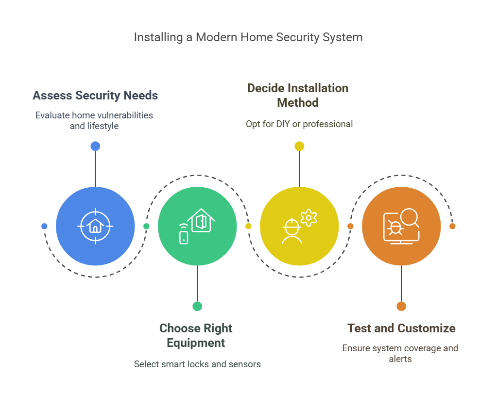 Steps to installing a Security System Steps to installing a Security System