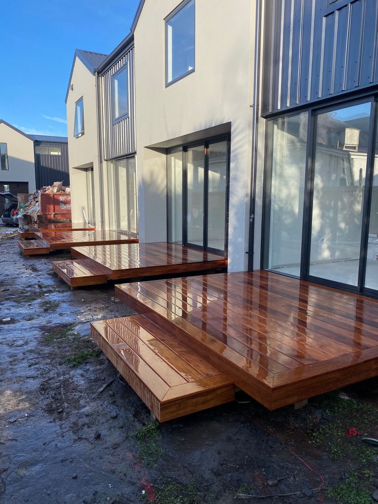Deck project – corner view