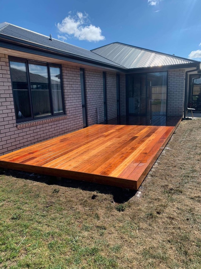 Deck project – exterior angle 1