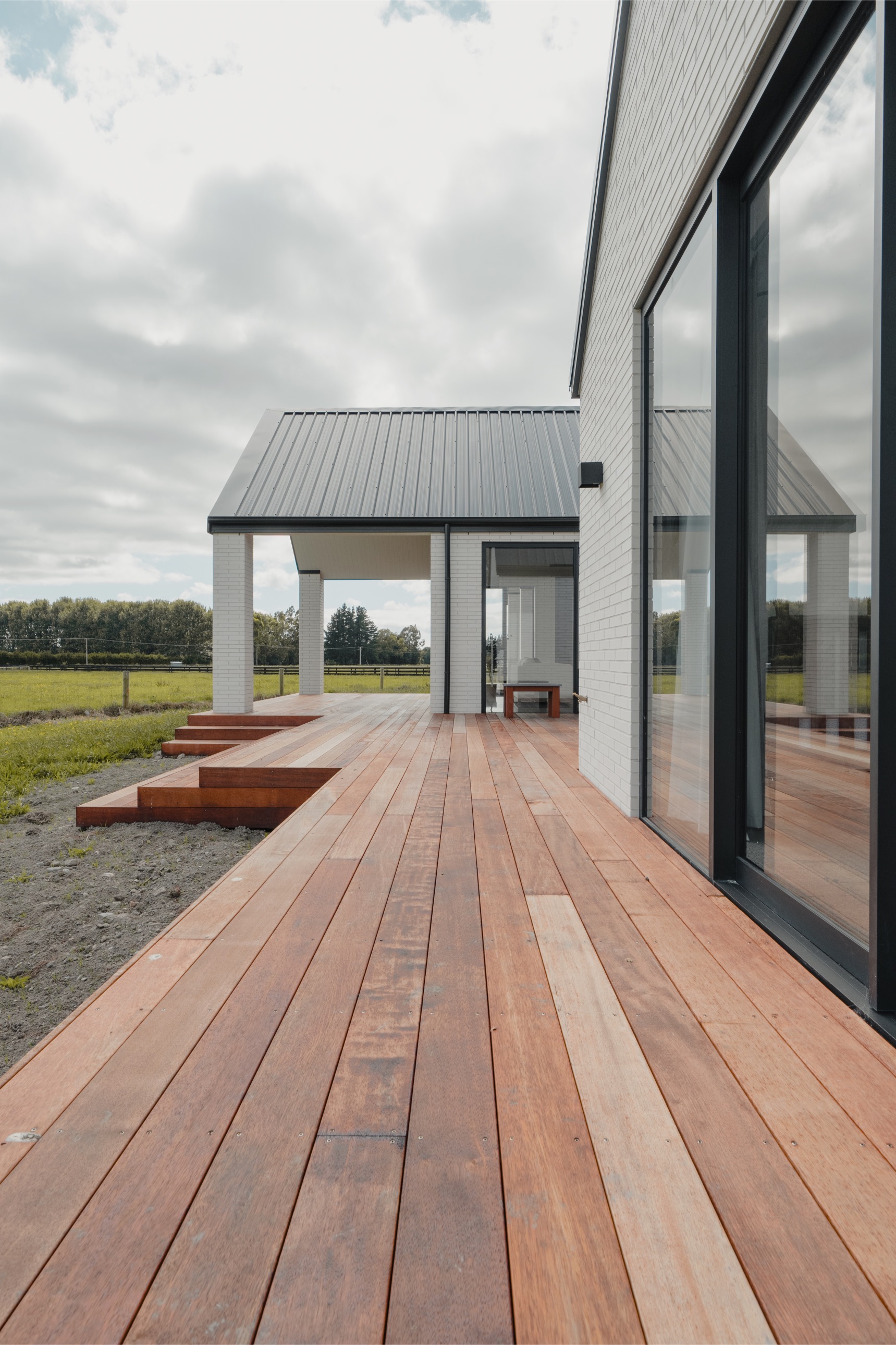 Premium kwila deck - angle view