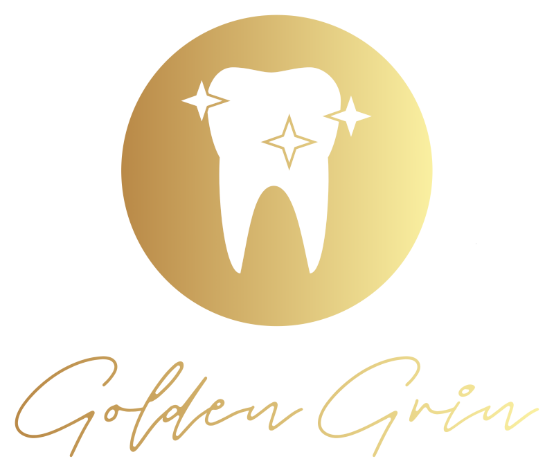 Golden Grin Teeth Whitening Logo
