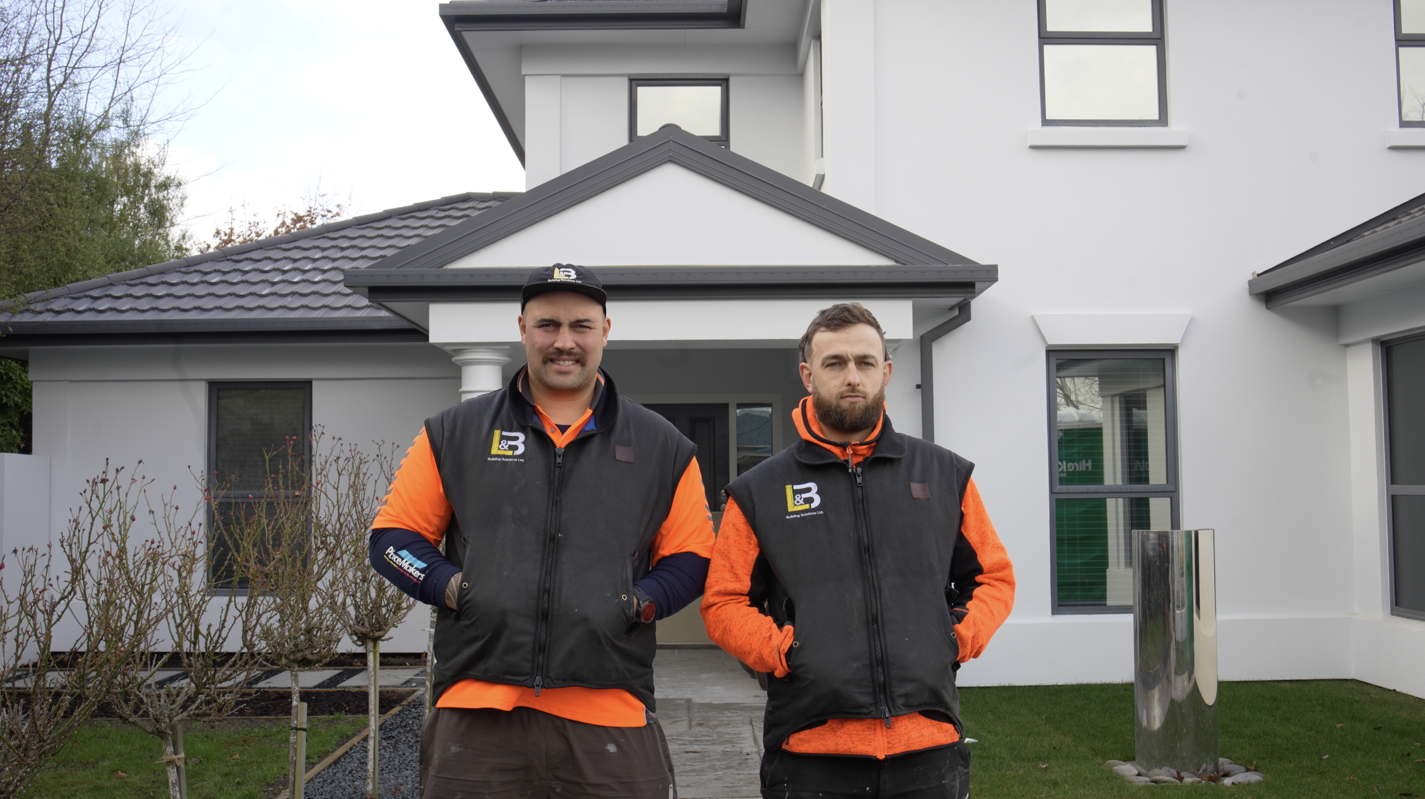 Levi and Brad on site