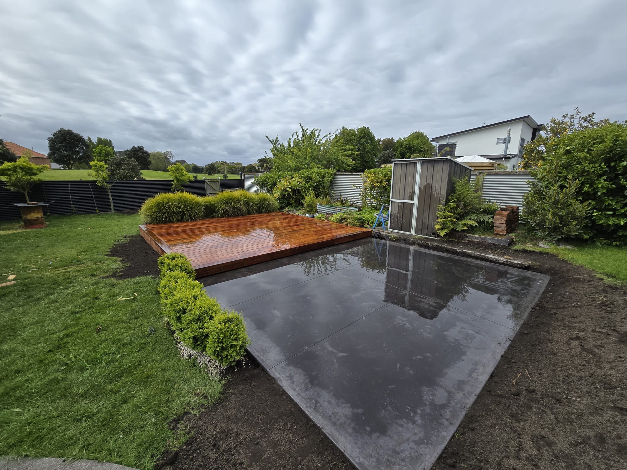 Patio and Deck Combination