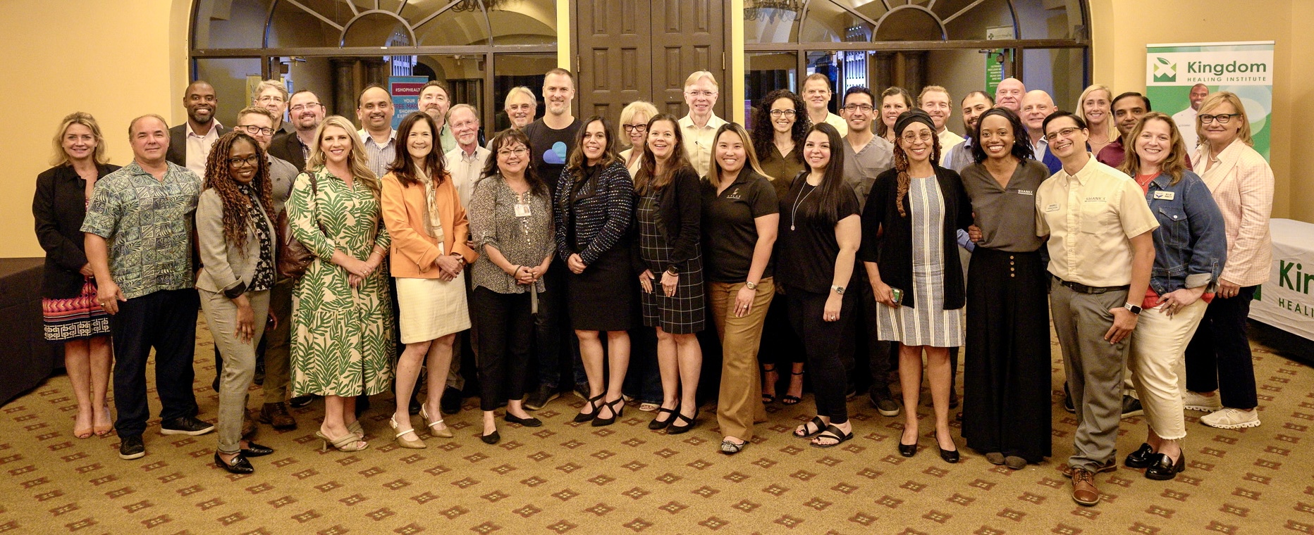 Group photo of the San Antonio Free Market Medical Association