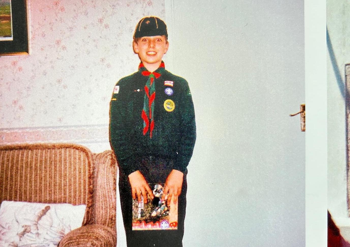 Image of Fraser Nicoll as a teen to support blog post How to Support Children with ADHD Facing Bullying