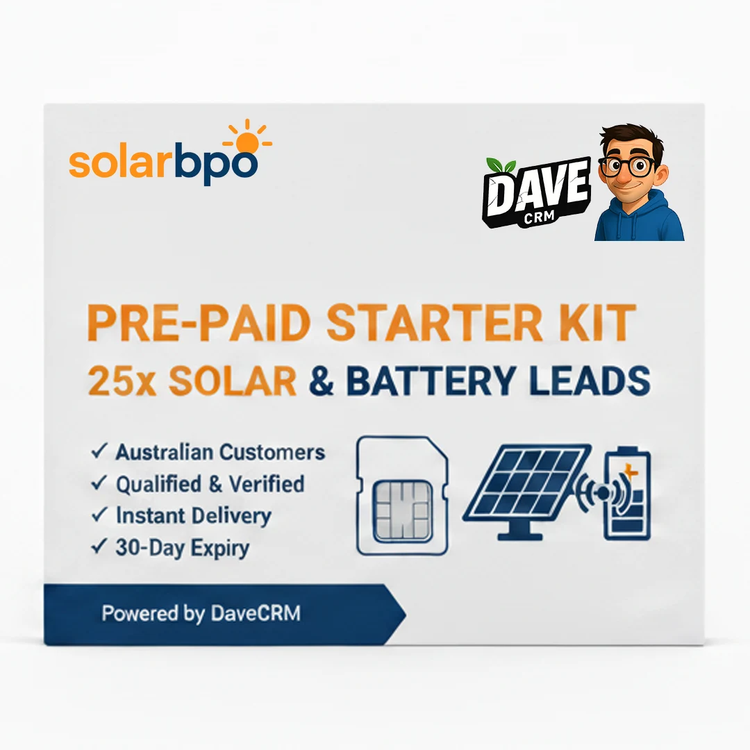 Exclusive Solar Leads 25 Pack