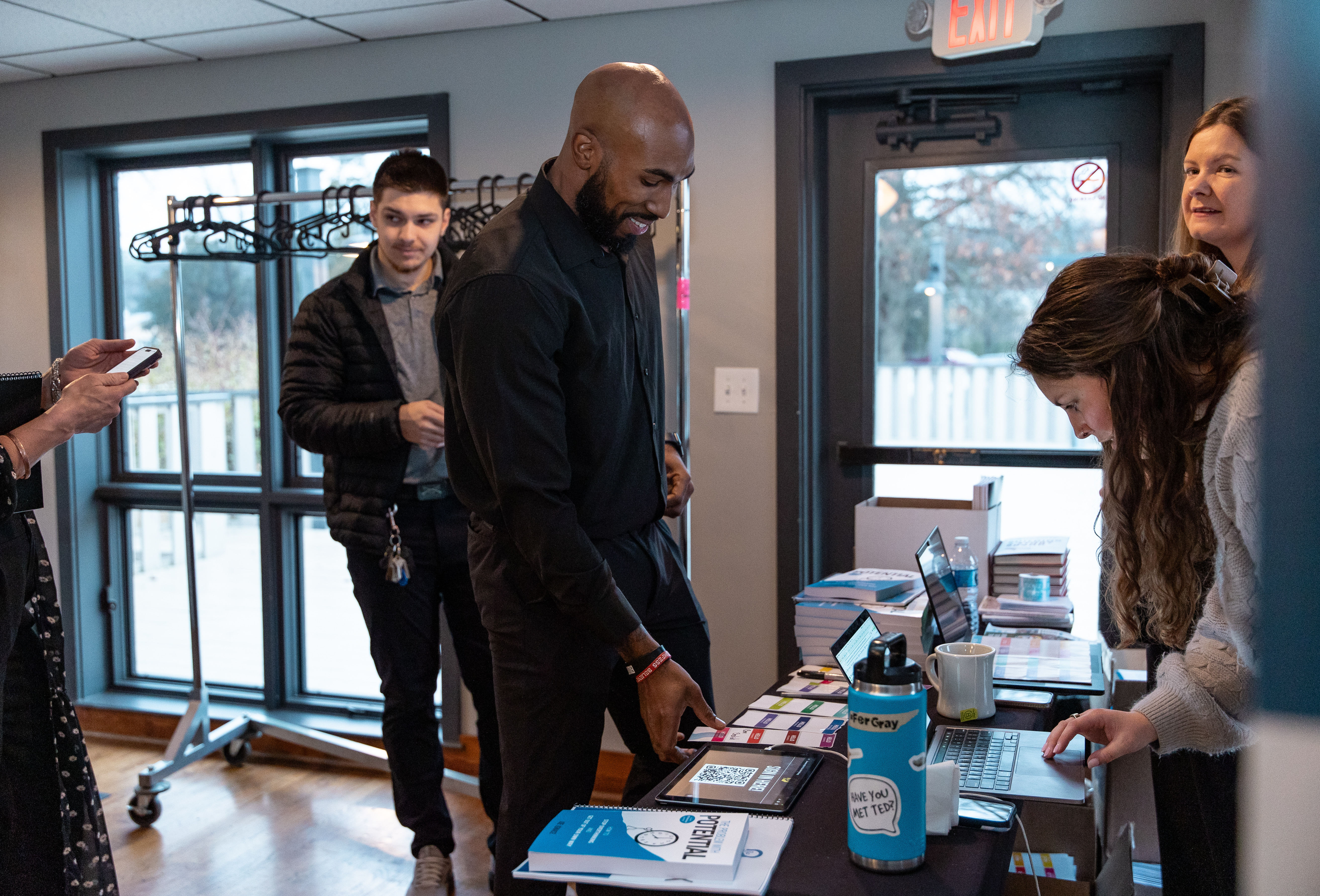 Speaker engaging with the audience