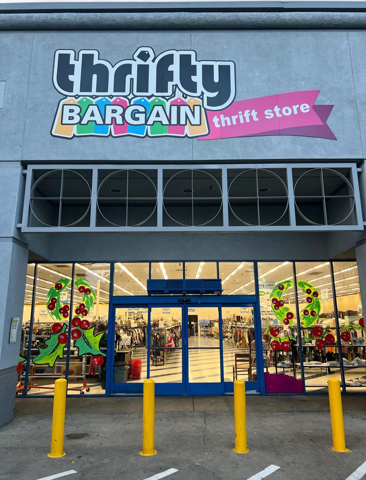 Thrift store interior