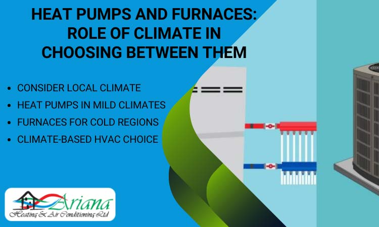 Factors to look for when installing heat pumps and furnaces - Ariana Heating & Air Conditioning Ltd